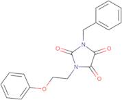 1-Benzyl-3-(2-phenoxyethyl)-1H-imidazole-2,4,5(3H)-trione