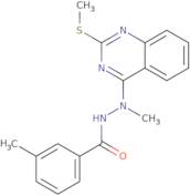 N',3-Dimethyl-N'-[2-(methylsulfanyl)-4-quinazolinyl]benzenecarbohydrazide