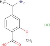 (S)-4-(1-Aminoethyl)-2-methoxybenzoic acid hydrochloride