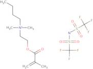 N-[2-(Methacryloyloxy)ethyl]-N,N-dimethylbutan-1-aminium bis(trifluoromethanesulfonyl)imide