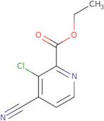 Ethyl 3-chloro-4-cyanopyridine-2-carboxylate