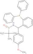 (R)-N-((S)-(2-(Diphenylphosphanyl)phenyl)(4-methoxyphenyl)methyl)-2-methylpropane-2-sulfinamide