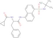 (αS)-α-[(Cyclopropylcarbonyl)amino]-N-[5-[[(1,1-dimethylethyl)amino]sulfonyl]-1-naphthalenyl]benze…