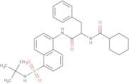 (2S)-N-[5-(tert-Butylsulfamoyl)naphthalen-1-yl]-2-(cyclohexylformamido)-3-phenylpropanamide