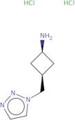 (1S,3S)-3-[(1H-1,2,3-Triazol-1-yl)methyl]cyclobutan-1-amine dihydrochloride