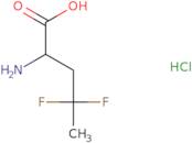 2-Amino-4,4-difluoropentanoic acid hydrochloride