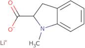 Lithium 1-methyl-2,3-dihydro-1H-indole-2-carboxylate