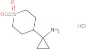 4-(1-Aminocyclopropyl)-1λ⁶-thiane-1,1-dione hydrochloride