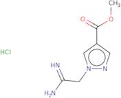 Methyl 1-(carbamimidoylmethyl)-1H-pyrazole-4-carboxylate hydrochloride