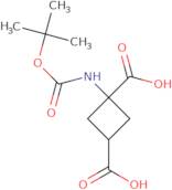 1-{[(tert-Butoxy)carbonyl]amino}cyclobutane-1,3-dicarboxylic acid