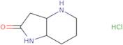 rac-(3aR,7aR)-Octahydro-1H-pyrrolo[3,2-b]pyridin-2-one hydrochloride