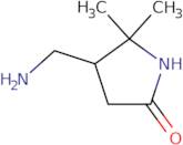 4-(Aminomethyl)-5,5-dimethylpyrrolidin-2-one