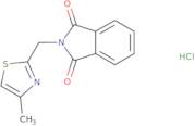 2-[(4-Methyl-1,3-thiazol-2-yl)methyl]-2,3-dihydro-1H-isoindole-1,3-dione hydrochloride