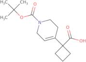 1-{1-[(tert-Butoxy)carbonyl]-1,2,3,6-tetrahydropyridin-4-yl}cyclobutane-1-carboxylic acid