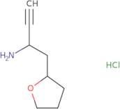 1-(Oxolan-2-yl)but-3-yn-2-amine hydrochloride