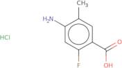 4-Amino-2-fluoro-5-methylbenzoic acid hydrochloride