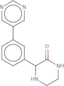 3-[3-(Pyrimidin-5-yl)phenyl]piperazin-2-one