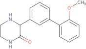 3-[3-(2-Methoxyphenyl)phenyl]piperazin-2-one