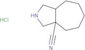 Decahydrocyclohepta[C]pyrrole-3a-carbonitrile hydrochloride