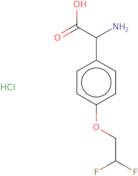 2-Amino-2-[4-(2,2-difluoroethoxy)phenyl]acetic acid hydrochloride