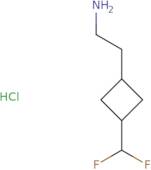 2-[3-(Difluoromethyl)cyclobutyl]ethan-1-amine hydrochloride