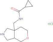 N-({Octahydropyrano[3,4-c]pyrrol-7a-yl}methyl)cyclopropanecarboxamide hydrochloride