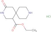 Ethyl 4-oxo-3,9-diazaspiro[5.5]undecane-1-carboxylate hydrochloride