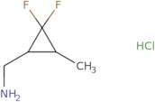 rac-[(1R,3S)-2,2-Difluoro-3-methylcyclopropyl]methanamine hydrochloride