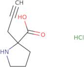 2-(Prop-2-yn-1-yl)pyrrolidine-2-carboxylic acid hydrochloride