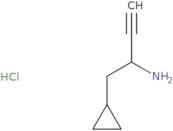 1-Cyclopropylbut-3-yn-2-amine hydrochloride