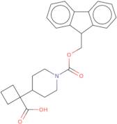 1-(1-(((9H-Fluoren-9-yl)methoxy)carbonyl)piperidin-4-yl)cyclobutanecarboxylic acid