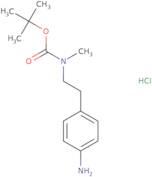 tert-Butyl N-[2-(4-aminophenyl)ethyl]-N-methylcarbamate hydrochloride