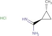 rac-(1R,2R)-2-Methylcyclopropane-1-carboximidamide hydrochloride