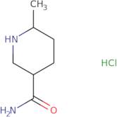 rac-(3R,6S)-6-Methylpiperidine-3-carboxamide hydrochloride