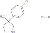 3-(4-Chlorophenyl)-3-methylpyrrolidine hydrochloride