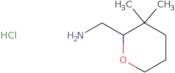 (3,3-Dimethyloxan-2-yl)methanamine hydrochloride