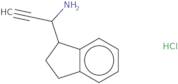 1-(2,3-Dihydro-1H-inden-1-yl)prop-2-yn-1-amine hydrochloride