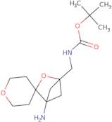 tert-Butyl N-({1-amino-3-oxaspiro[bicyclo[2.1.1]hexane-2,4'-oxane]-4-yl}methyl)carbamate