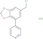 4-[6-(Chloromethyl)-1,3-dioxaindan-4-yl]pyridine hydrochloride