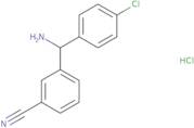 3-[Amino(4-chlorophenyl)methyl]benzonitrile hydrochloride