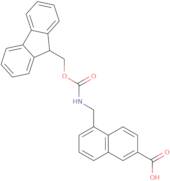 5-[({[(9H-Fluoren-9-yl)methoxy]carbonyl}amino)methyl]naphthalene-2-carboxylic acid