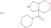 1-{Octahydropyrano[3,4-c]pyrrole-7a-carbonyl}piperidine hydrochloride