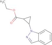 rac-Ethyl (1R,2R)-2-(1H-indazol-1-yl)cyclopropane-1-carboxylate