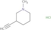 3-Ethynyl-1-methylpiperidine hydrochloride