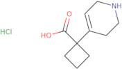 1-(1,2,3,6-Tetrahydropyridin-4-yl)cyclobutane-1-carboxylic acid hydrochloride