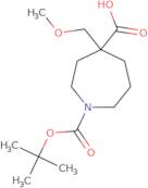 1-[(tert-Butoxy)carbonyl]-4-(methoxymethyl)azepane-4-carboxylic acid