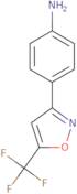 4-[5-(Trifluoromethyl)-1,2-oxazol-3-yl]aniline