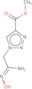 Methyl 1-[(N'-hydroxycarbamimidoyl)methyl]-1H-1,2,3-triazole-4-carboxylate