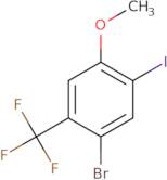 1-Bromo-5-iodo-4-methoxy-2-(trifluoromethyl)benzene