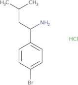 (R)-1-(4-Bromophenyl)-3-methylbutan-1-amine hydrochloride